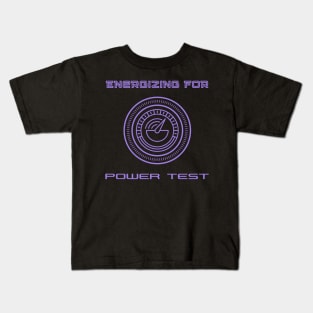 Energizing for Power Test- WDW TT Inspired Kids T-Shirt